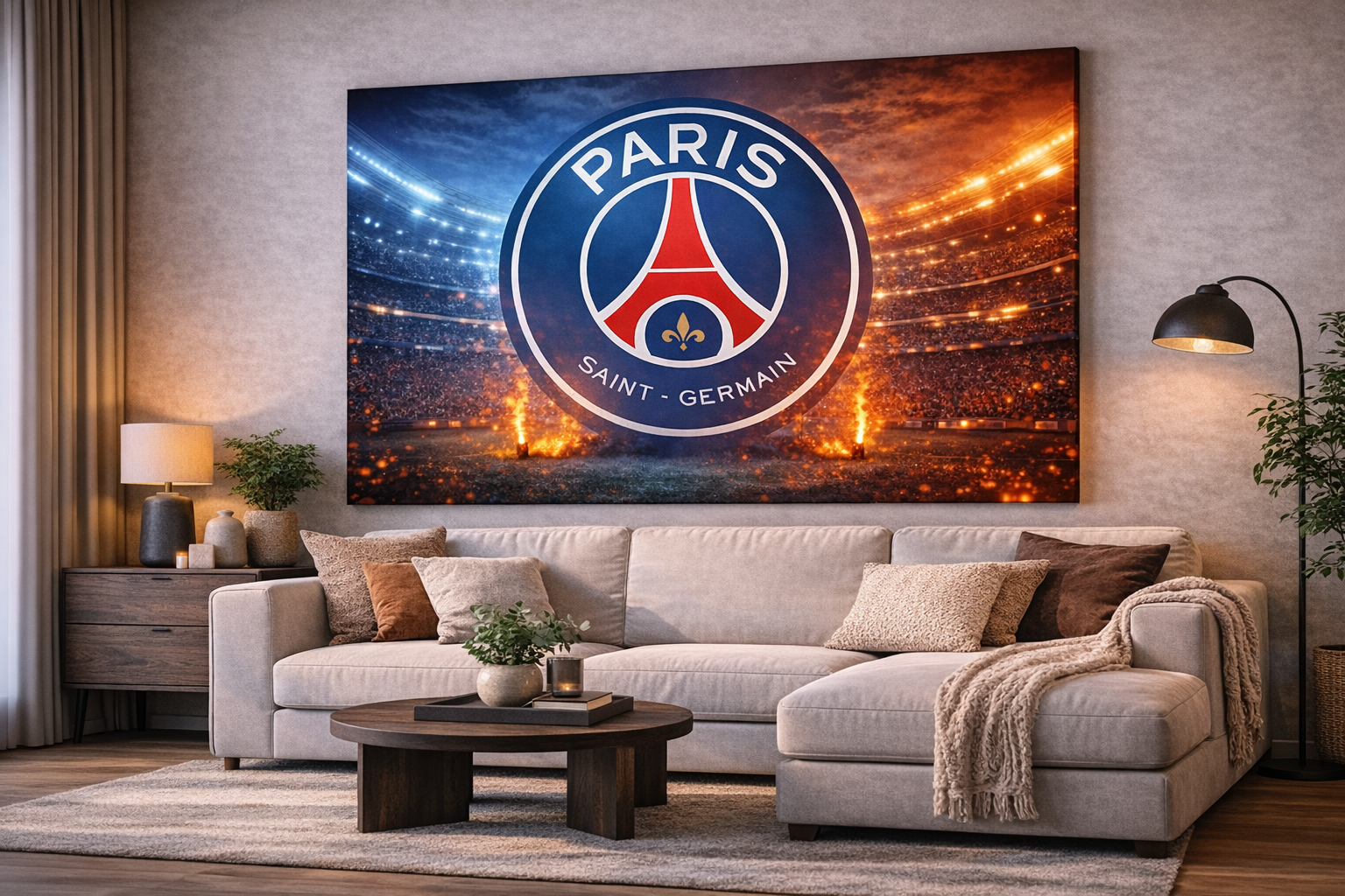 Canvas Echipa de Fotbal PSG