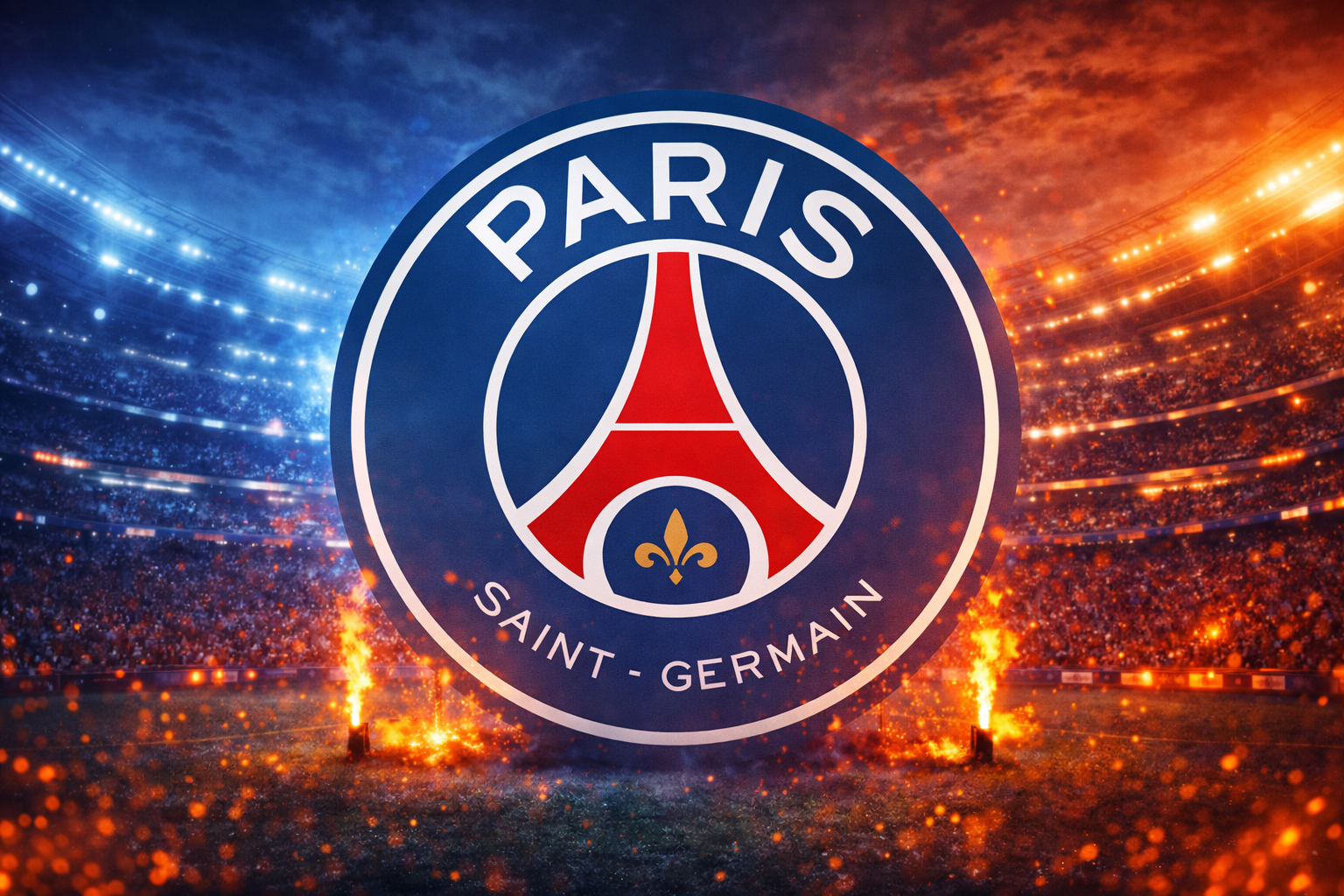 Canvas Echipa de Fotbal PSG