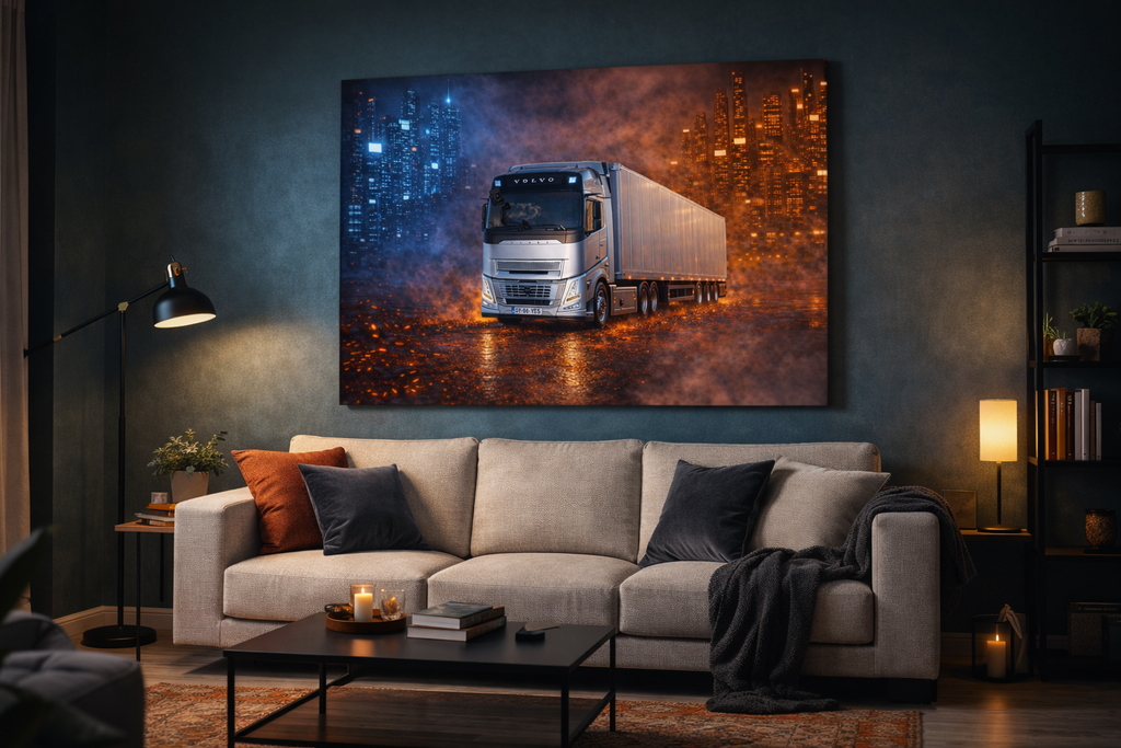 Canvas Stilizat Scania
