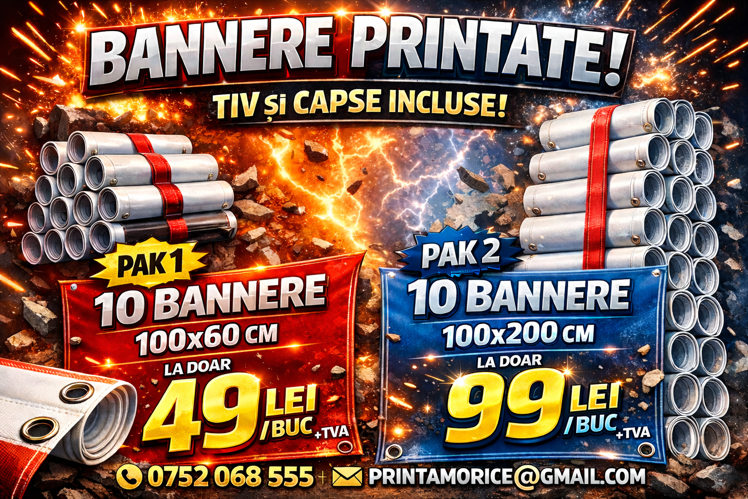 Pachet 10 buc. BANNER