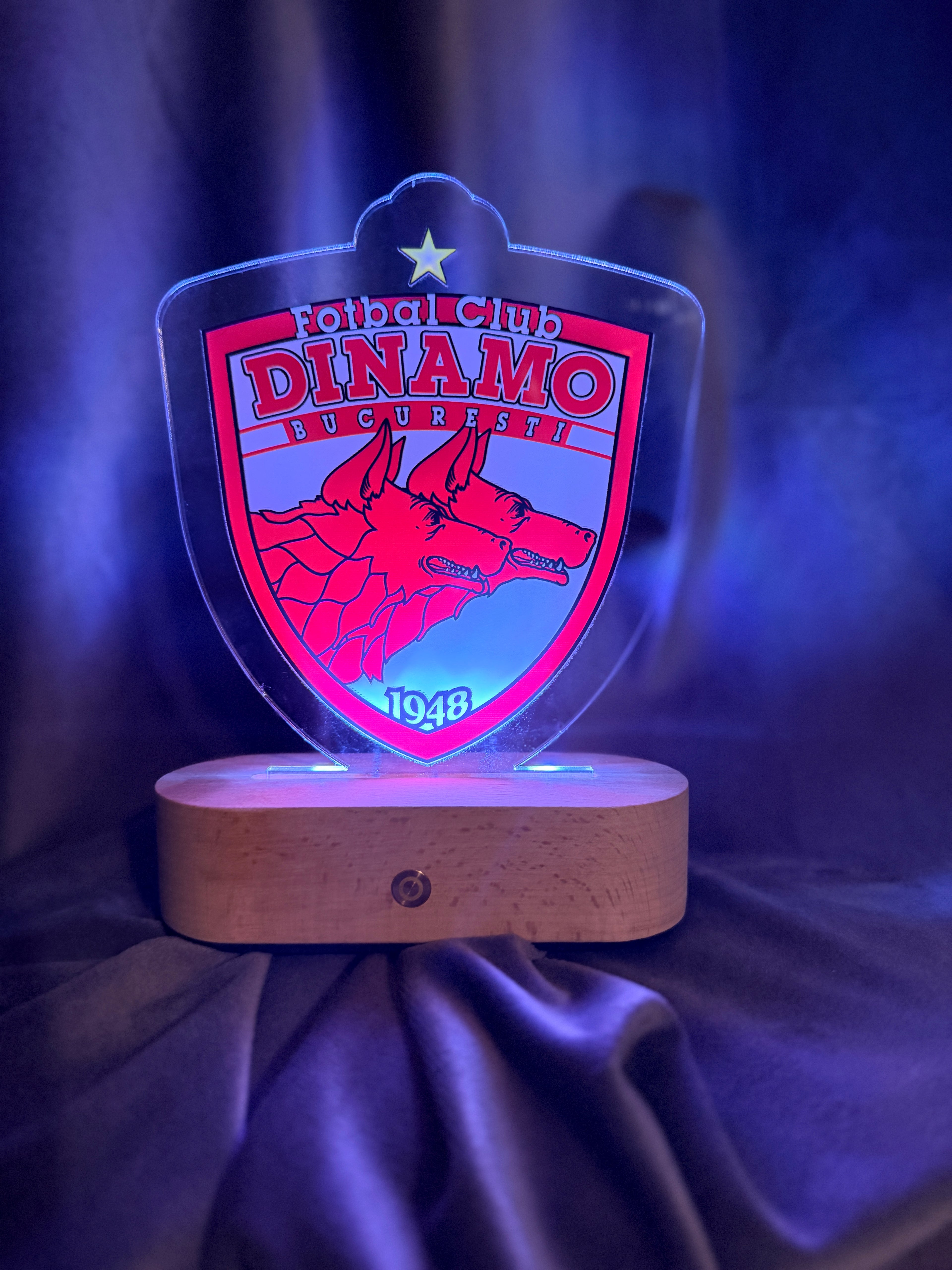 Lampa LED 3D  - DINAMO