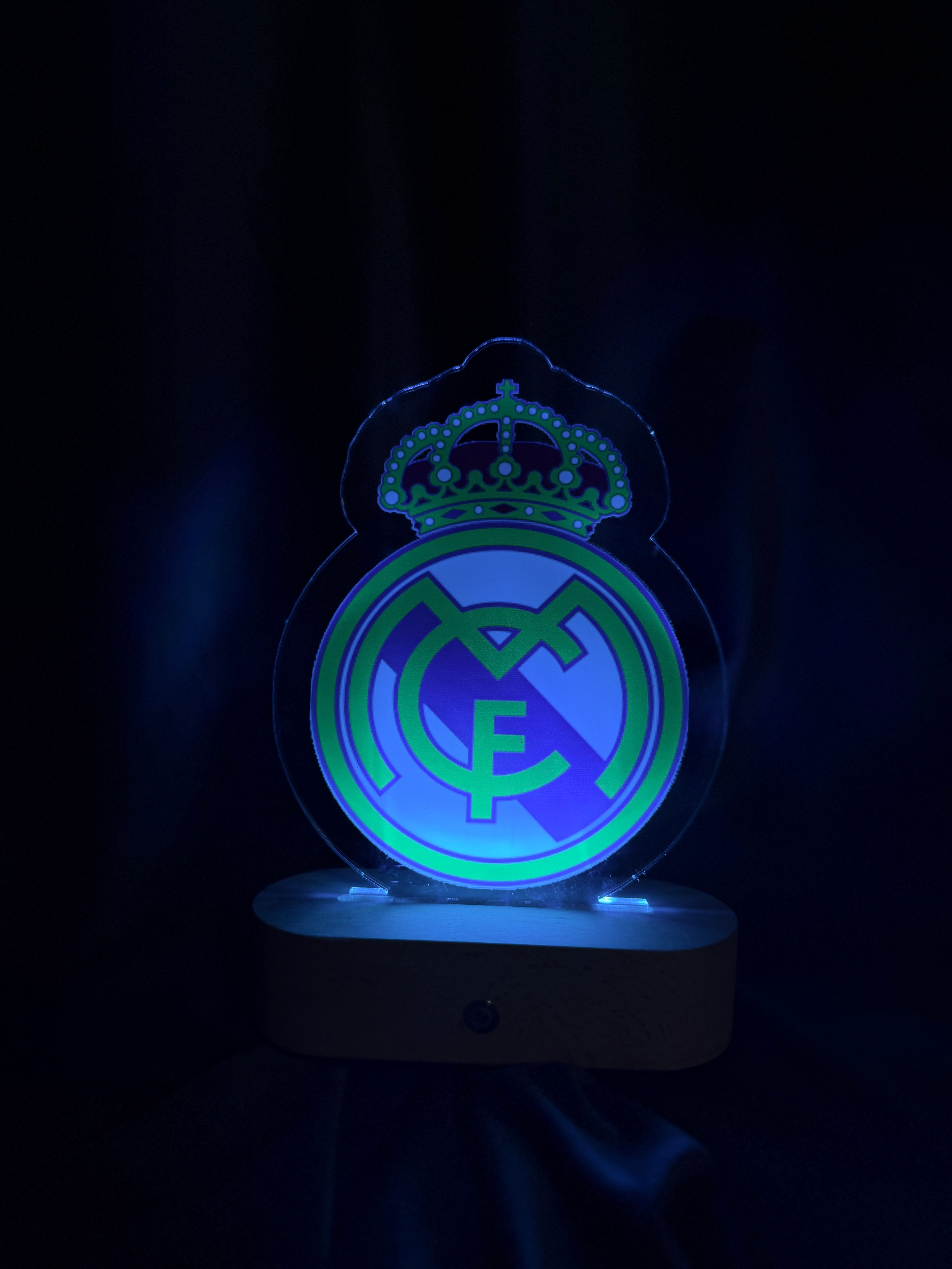 Lampa LED 3D  - REAL MADRID