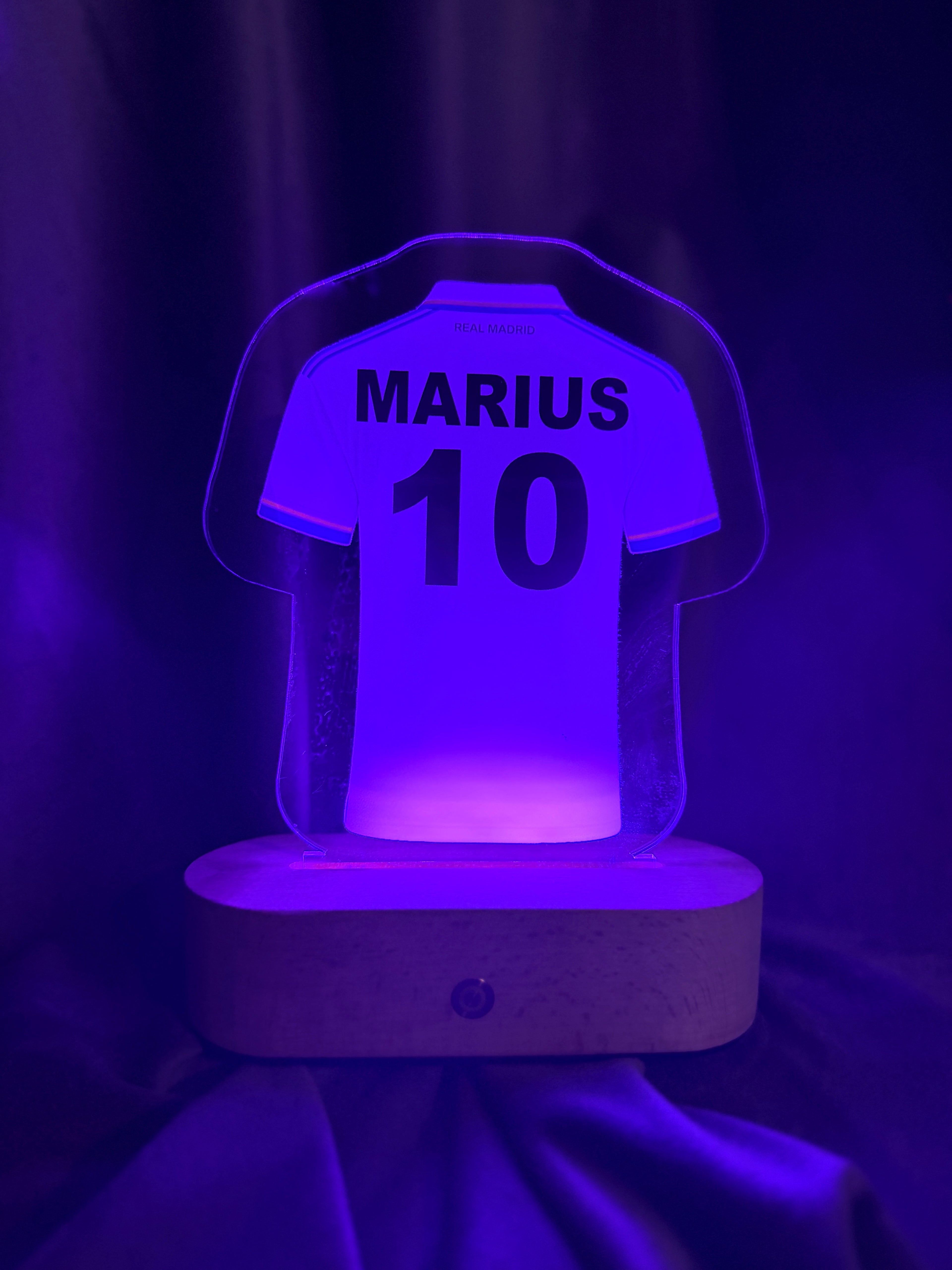 Lampa LED 3D  -  Tricou REAL MADRID