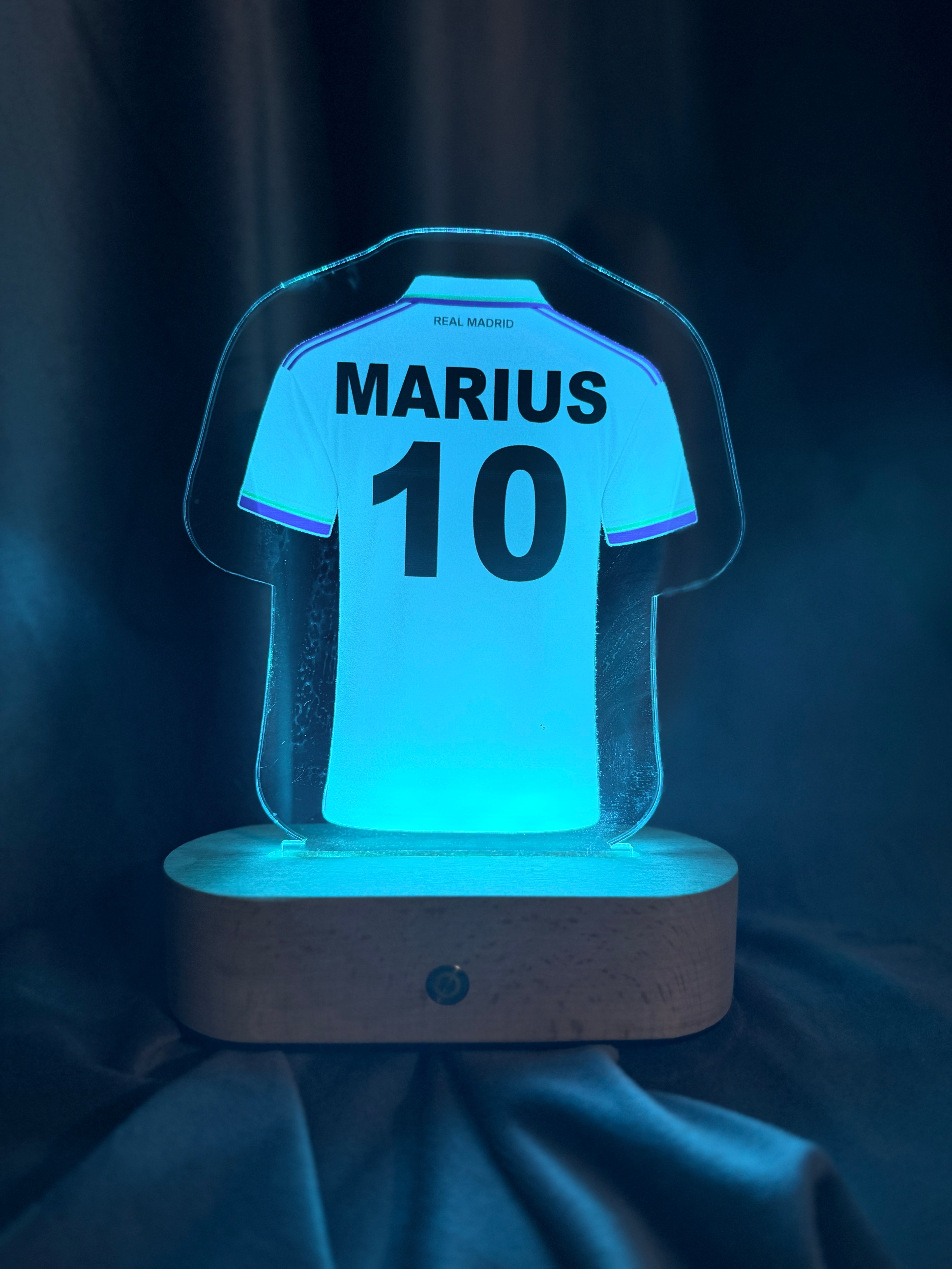 Lampa LED 3D  -  Tricou REAL MADRID
