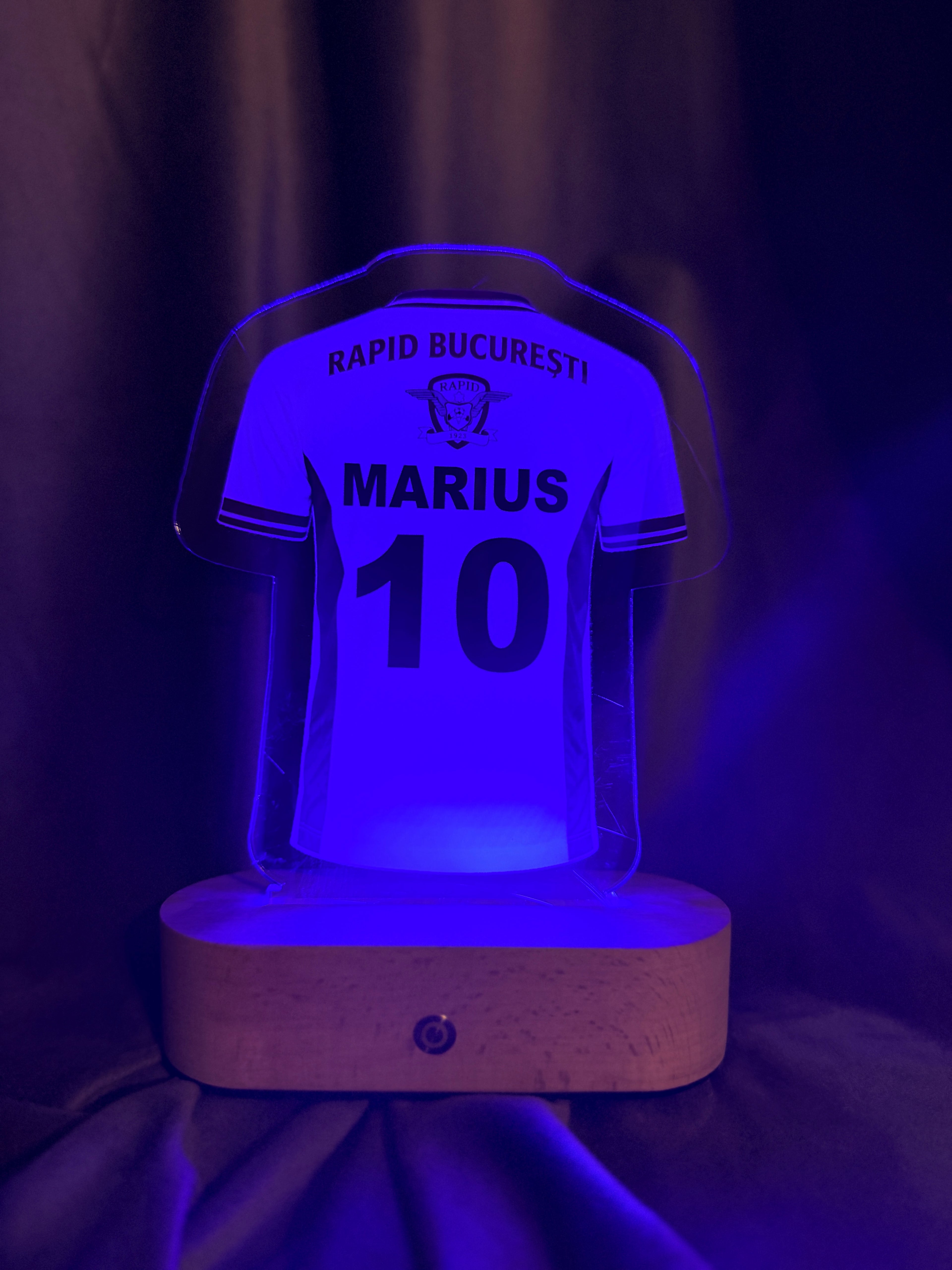 Lampa LED 3D  - Tricou RAPID