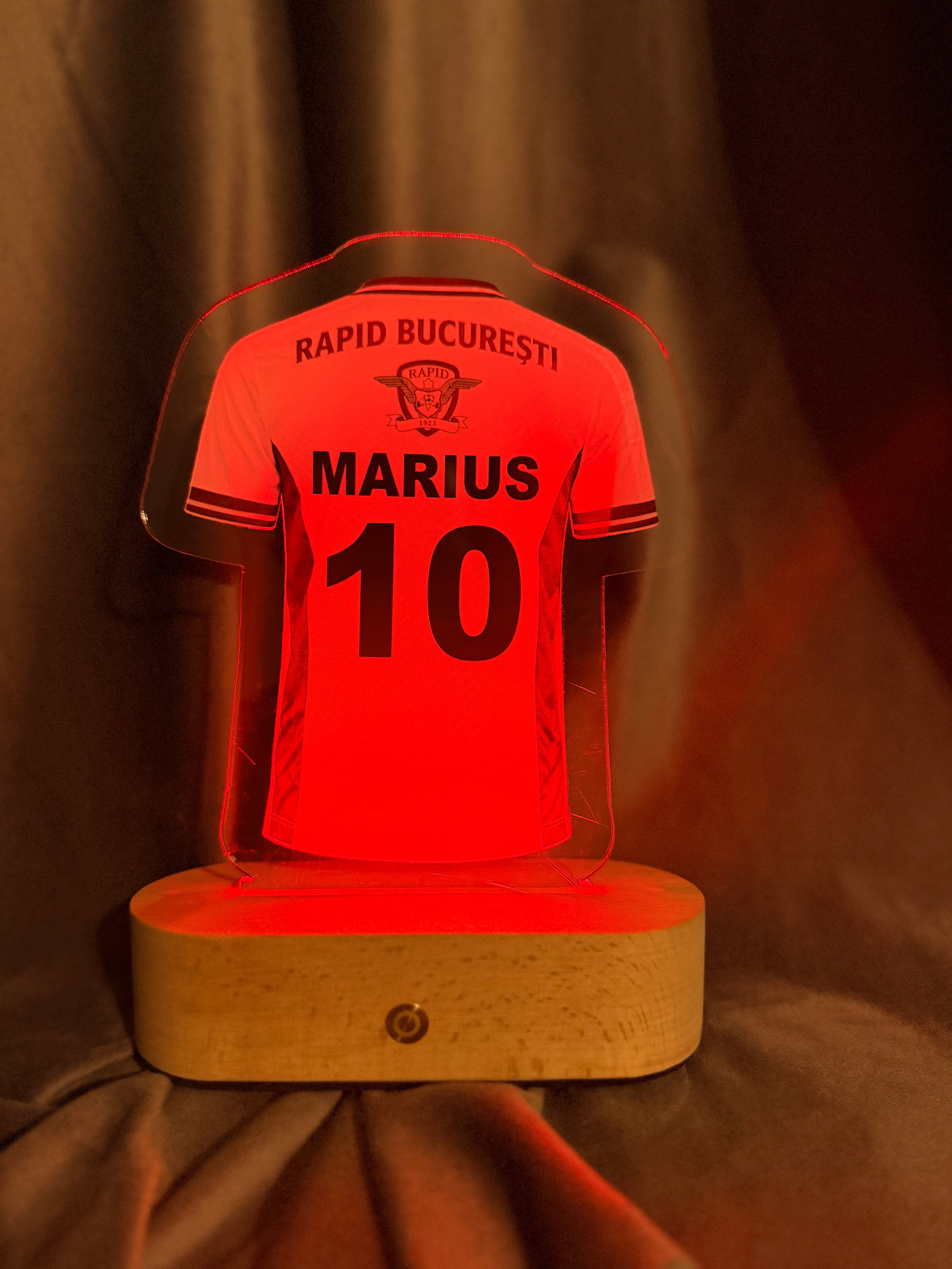 Lampa LED 3D  - Tricou RAPID
