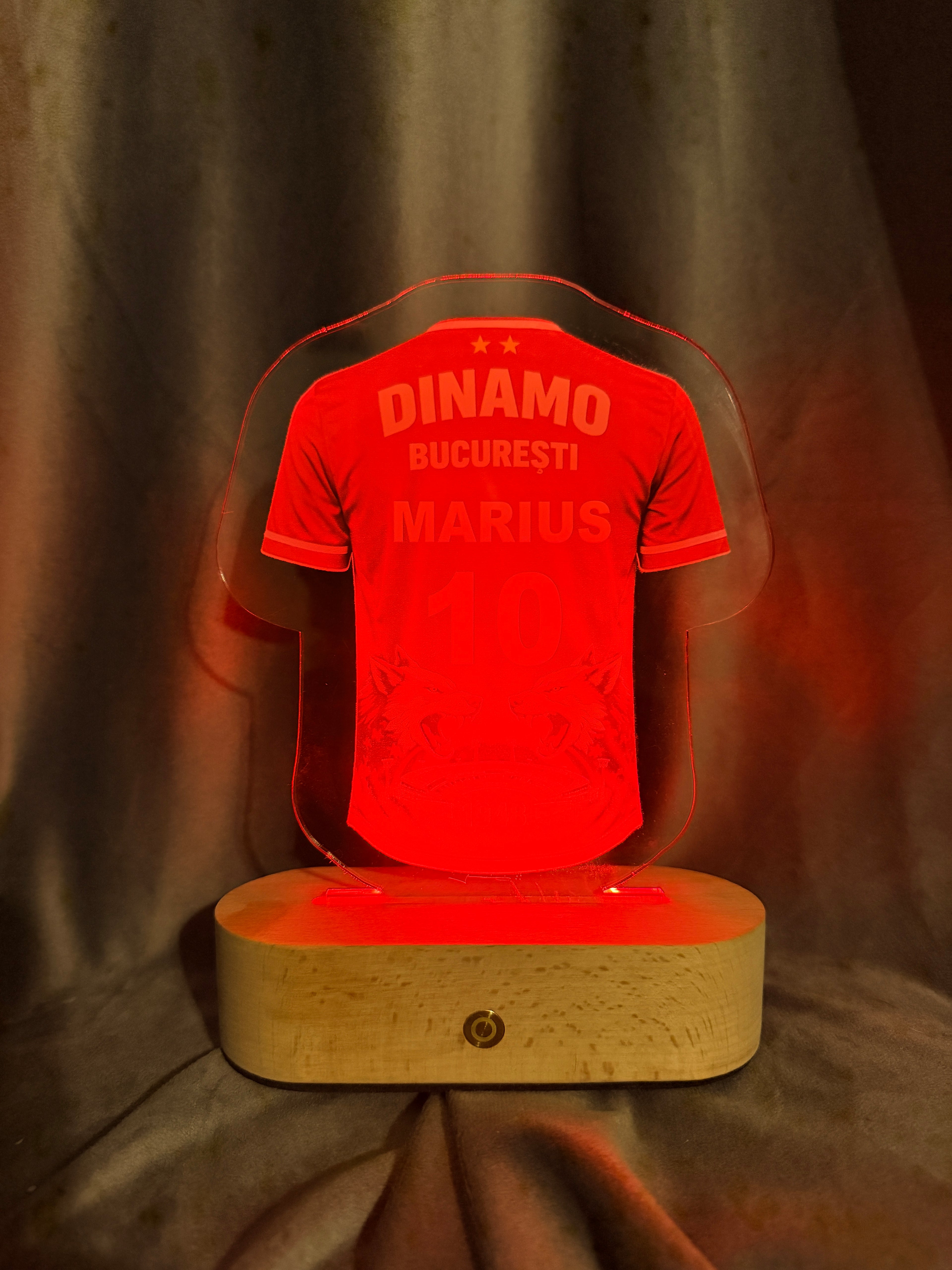 Lampa LED 3D  - Tricou DINAMO