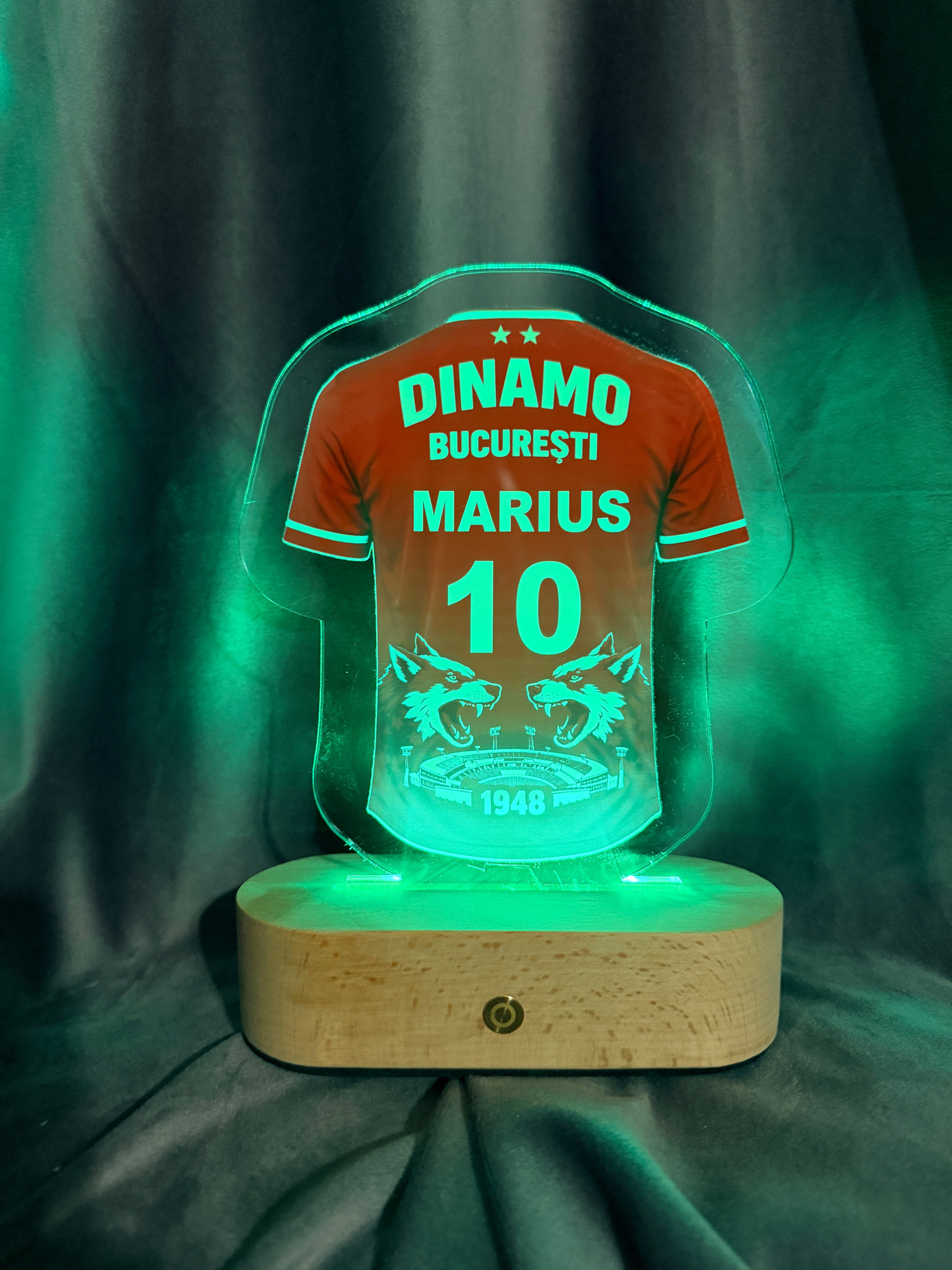 Lampa LED 3D  - Tricou DINAMO