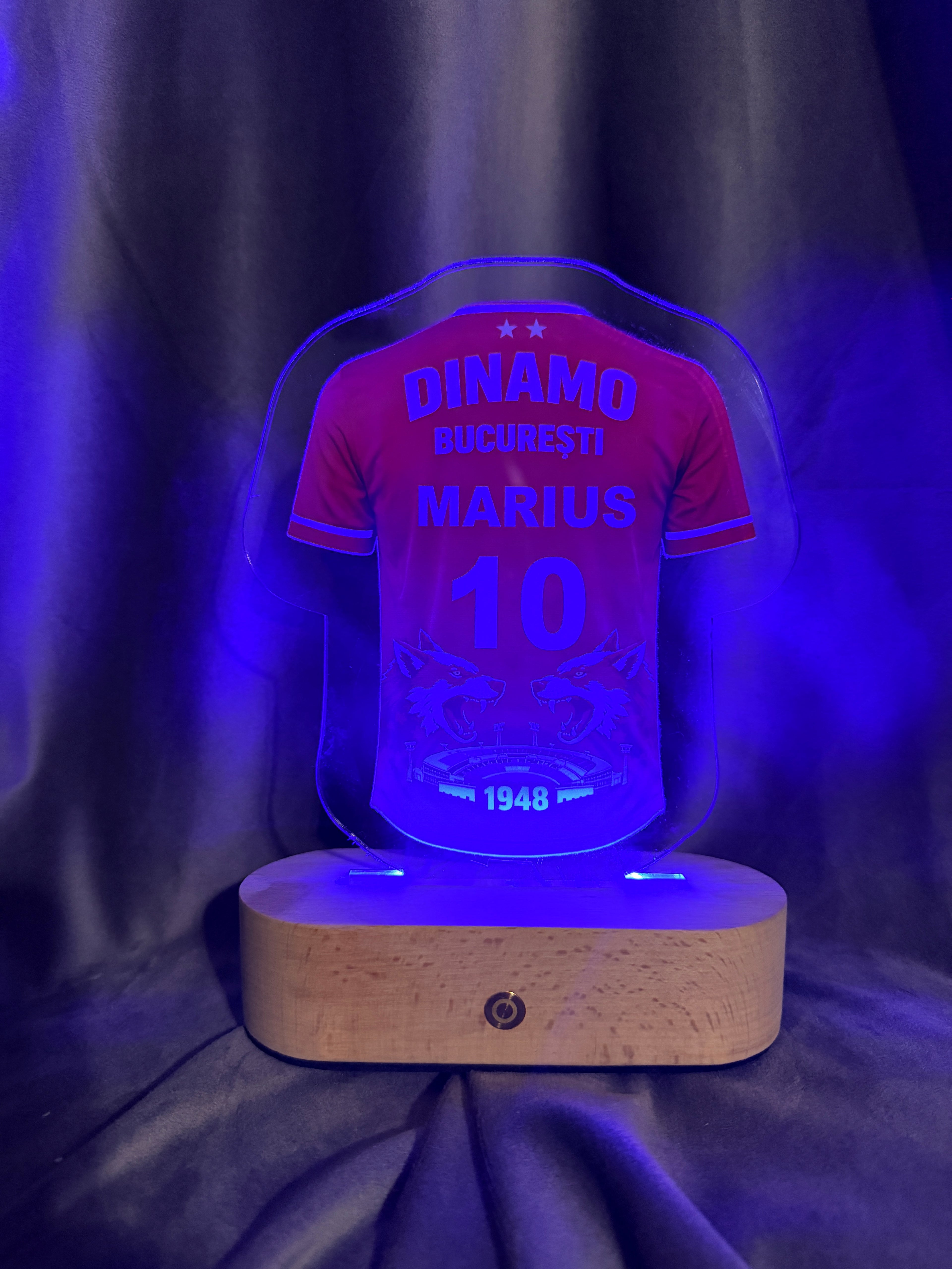 Lampa LED 3D  - Tricou DINAMO