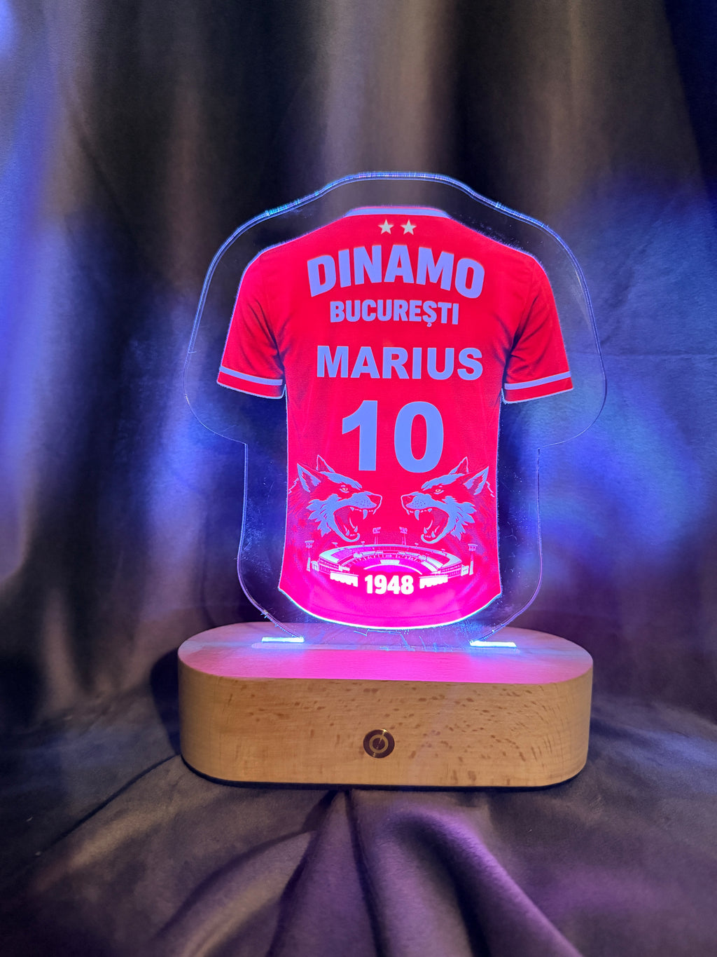 Lampa LED 3D  - Tricou DINAMO