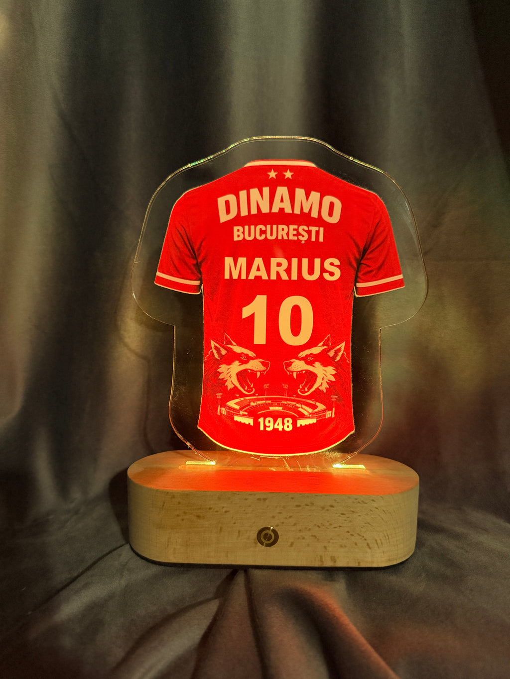 Lampa LED 3D  - Tricou DINAMO
