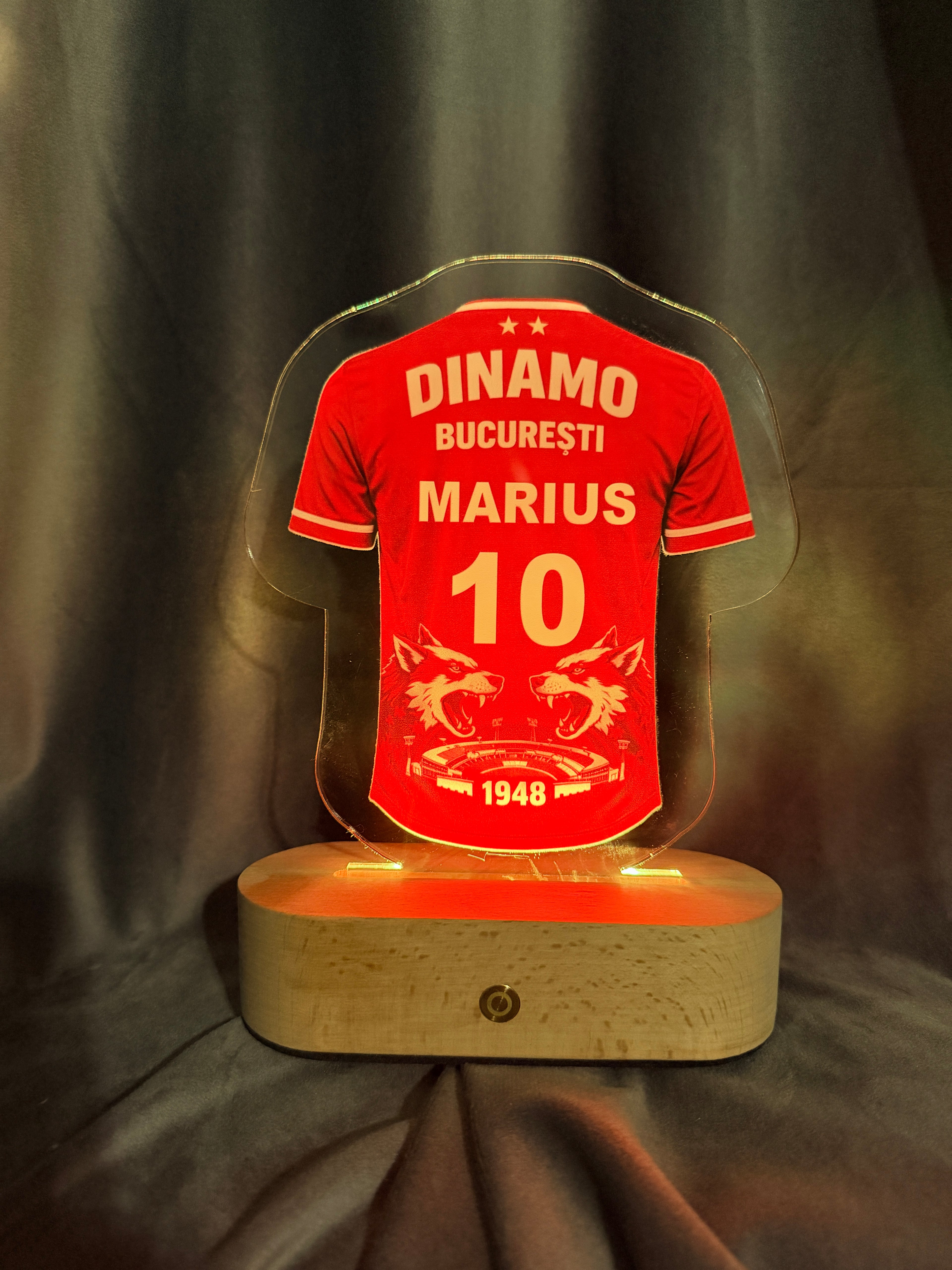 Lampa LED 3D  - Tricou DINAMO