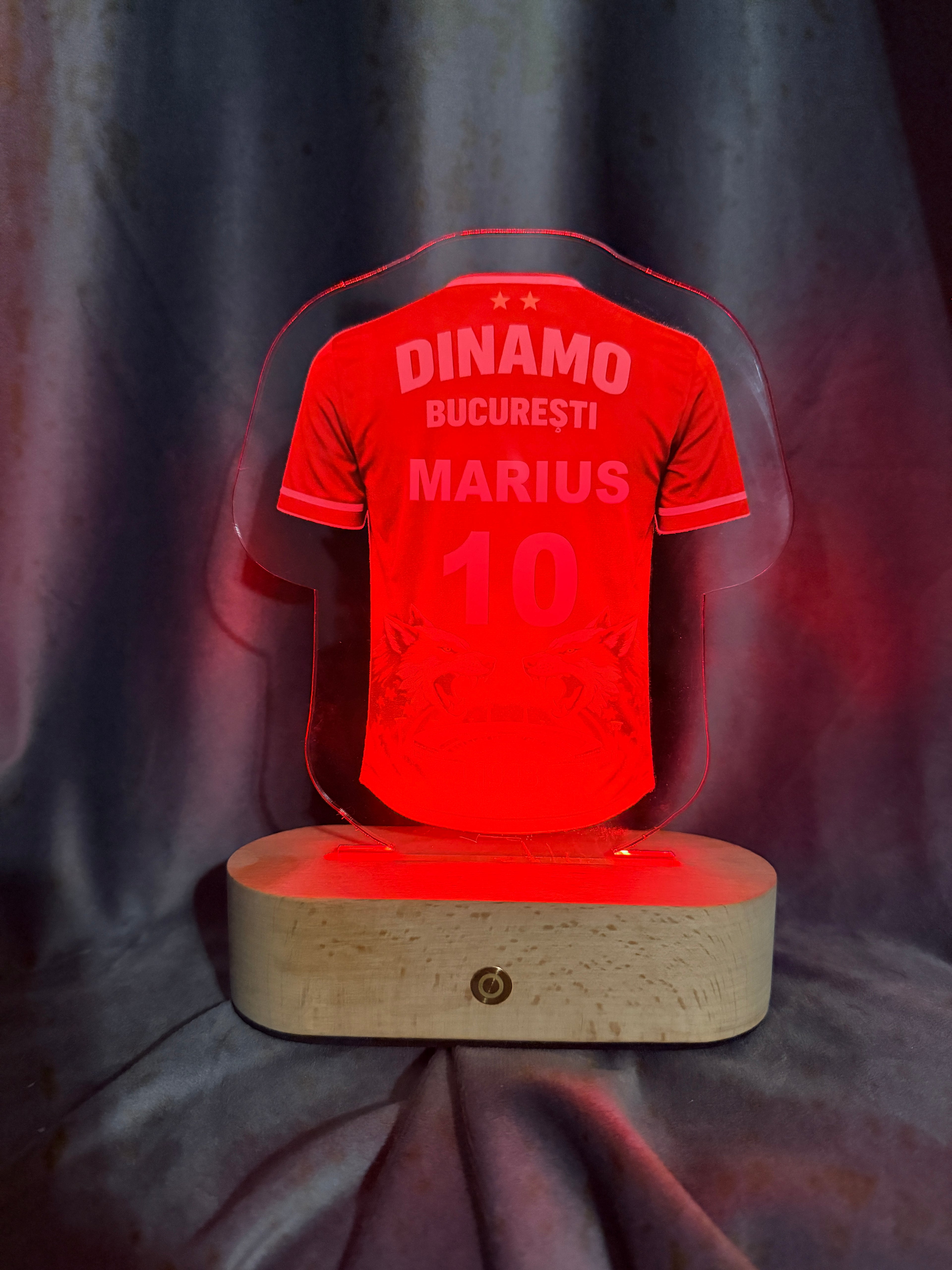 Lampa LED 3D  - Tricou DINAMO