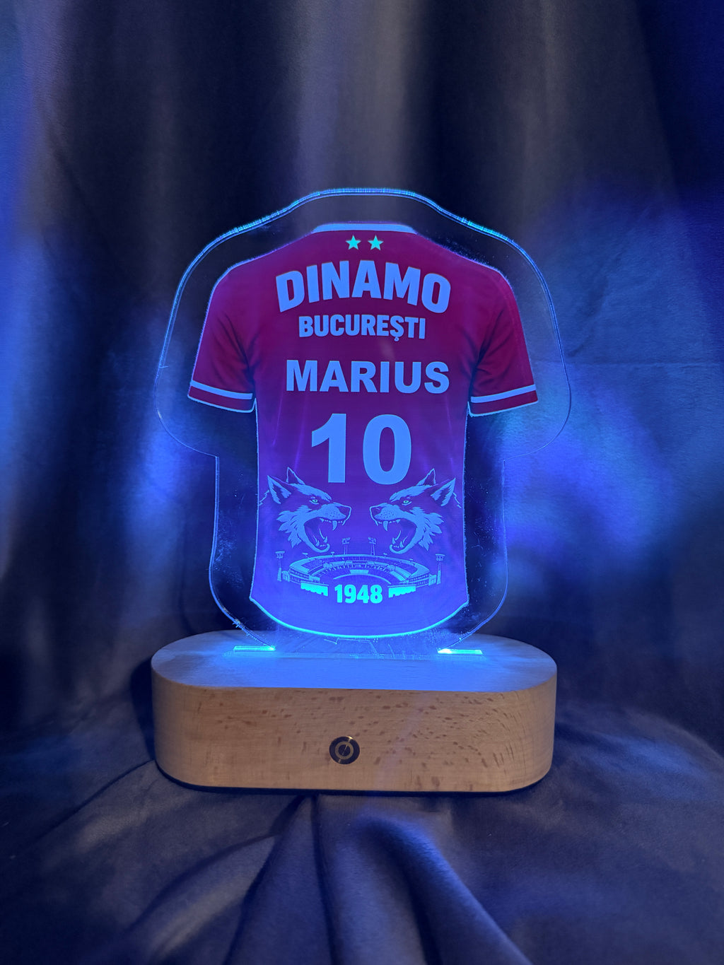 Lampa LED 3D  - Tricou DINAMO
